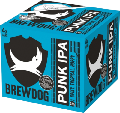 BrewDog Punk IPA 4pack met blikjes van 33cl
